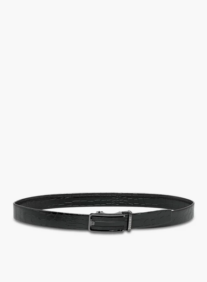 DUCHINI BLACK Men Formal Leather Belt for Men | Best Price UAE